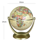 Retro World Globe Learning Map Kids Study Desk Geography Education