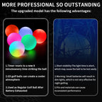 Caiton Night Glow Golf Balls – Set of 6, Perfect Gift for Golf Lovers