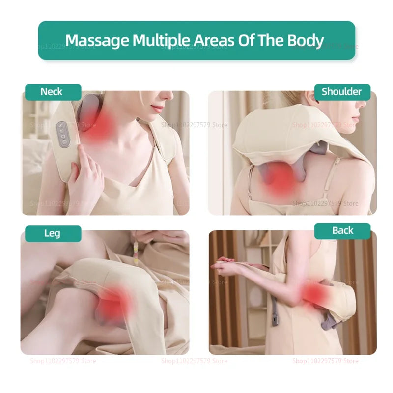 Neck Massager for Pain Relief with Heat