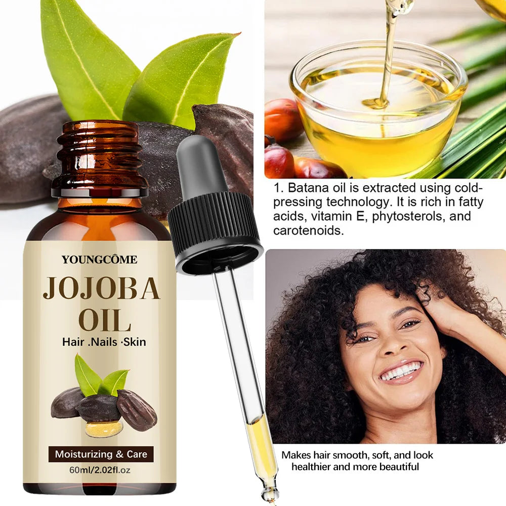 Organic Jojoba Oil For Face Hair Skin Nails Hair Relaxer