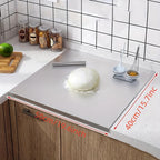 Premium Stainless Steel Chopping Board Large Easy Clean Multipurpose Cutting Surface for Fruits Vegetables & More