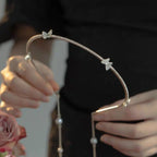 Glitter Girls Rhinestone Headband Butterfly Tassel Hair Accessories