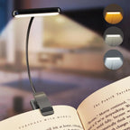 Book Light USB Rechargeable Reading Warm Cool White Daylight Portable Flexible Easy Clip Night Lamp