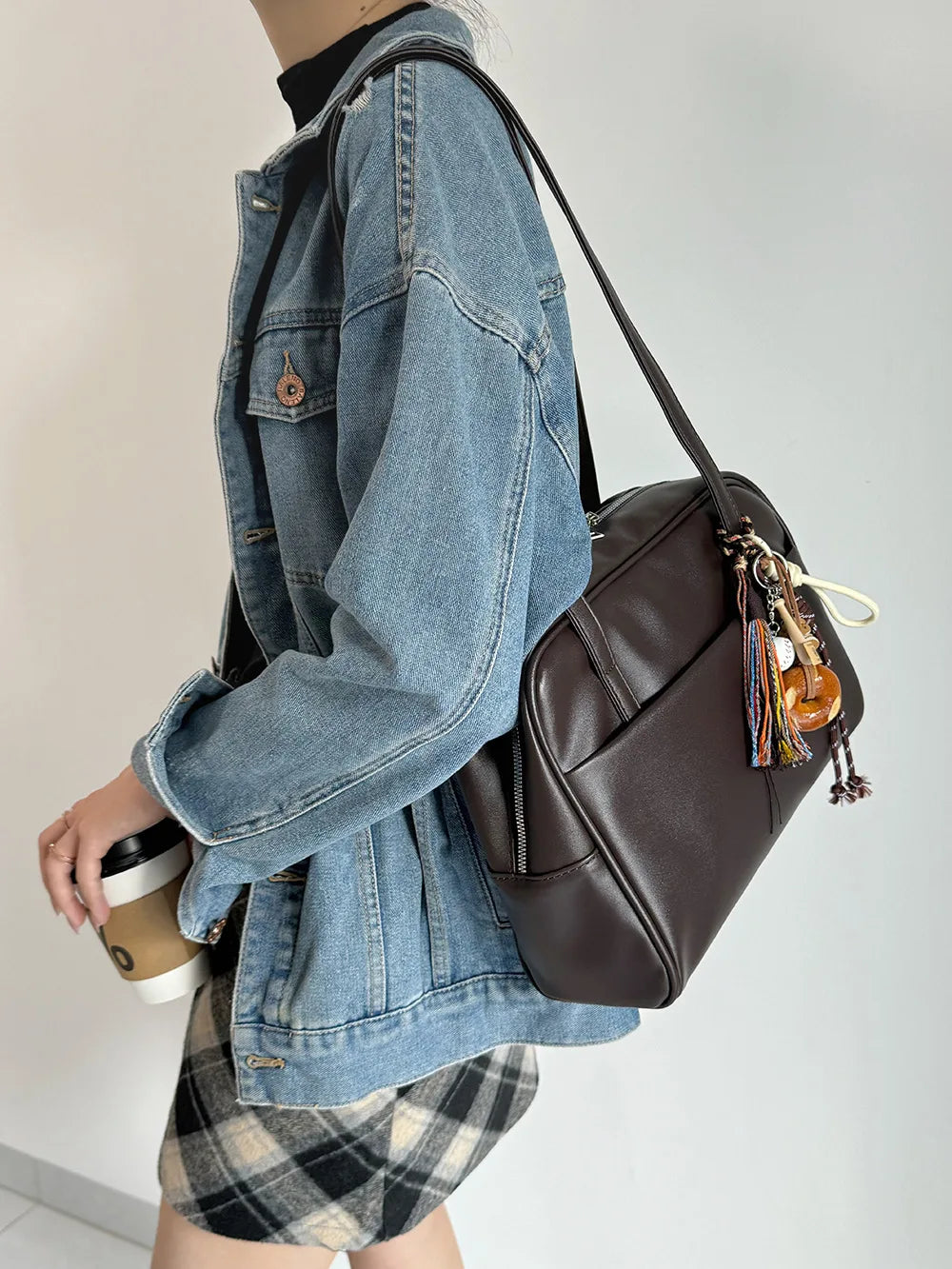 CGCBAG Vintage Designer Luxury Women Tote Casual Large Shoulder Bag High Quality Leather Ladies Handbags