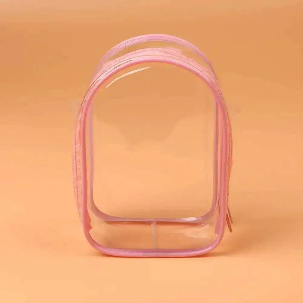Labubu Protect Case Sitting Party 15cm Cotton Doll Shoulder Bag PVC Storage