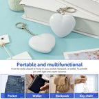 2Pc Purse Glow Heart Light LED Automatic Touch Activated Handbag Light Night Light