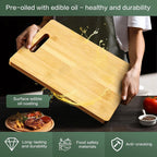 Wooden Cutting Board For Meat Bamboo Fruit Vegetables Chopping Panel