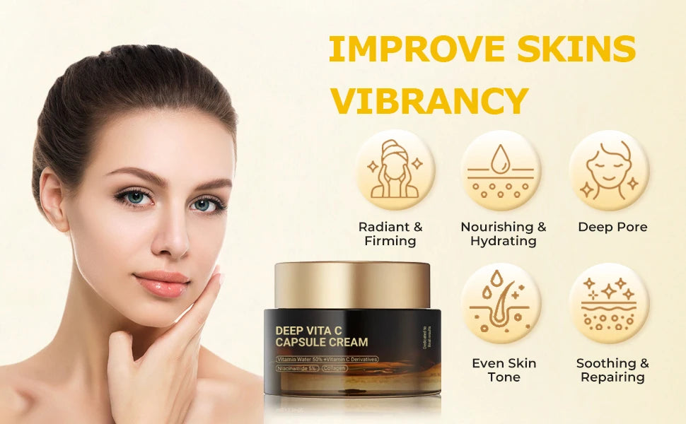 Deep Vitamin C Golden Capsule Lightweight Daily Skincare