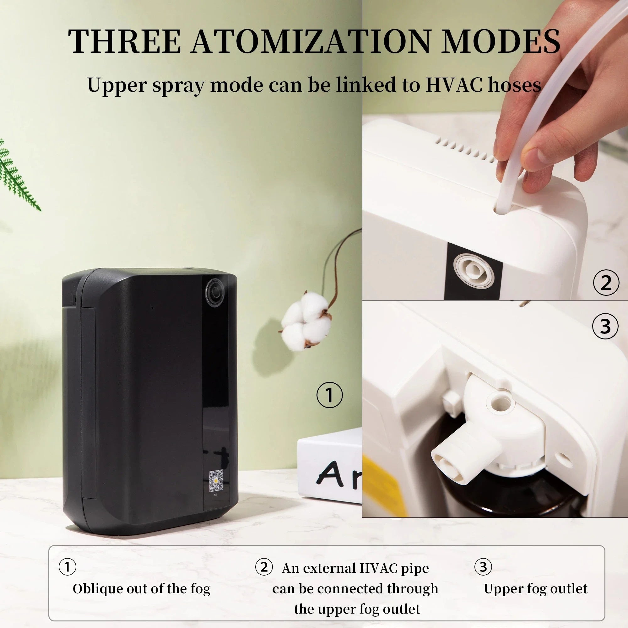 Aroma Diffuser 500ML Bluetooth Essential Oil Home Room Fragrance HVAC Electric Aromatic Air Freshener