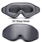 3D Sleep Mask Blindfold Soft Memory Foam 99% Blockout