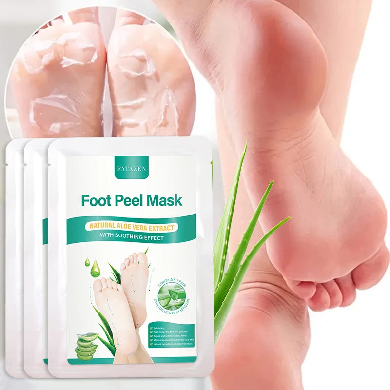 Aloe Foot Peel Mask For Dry Rough Cracked Feet