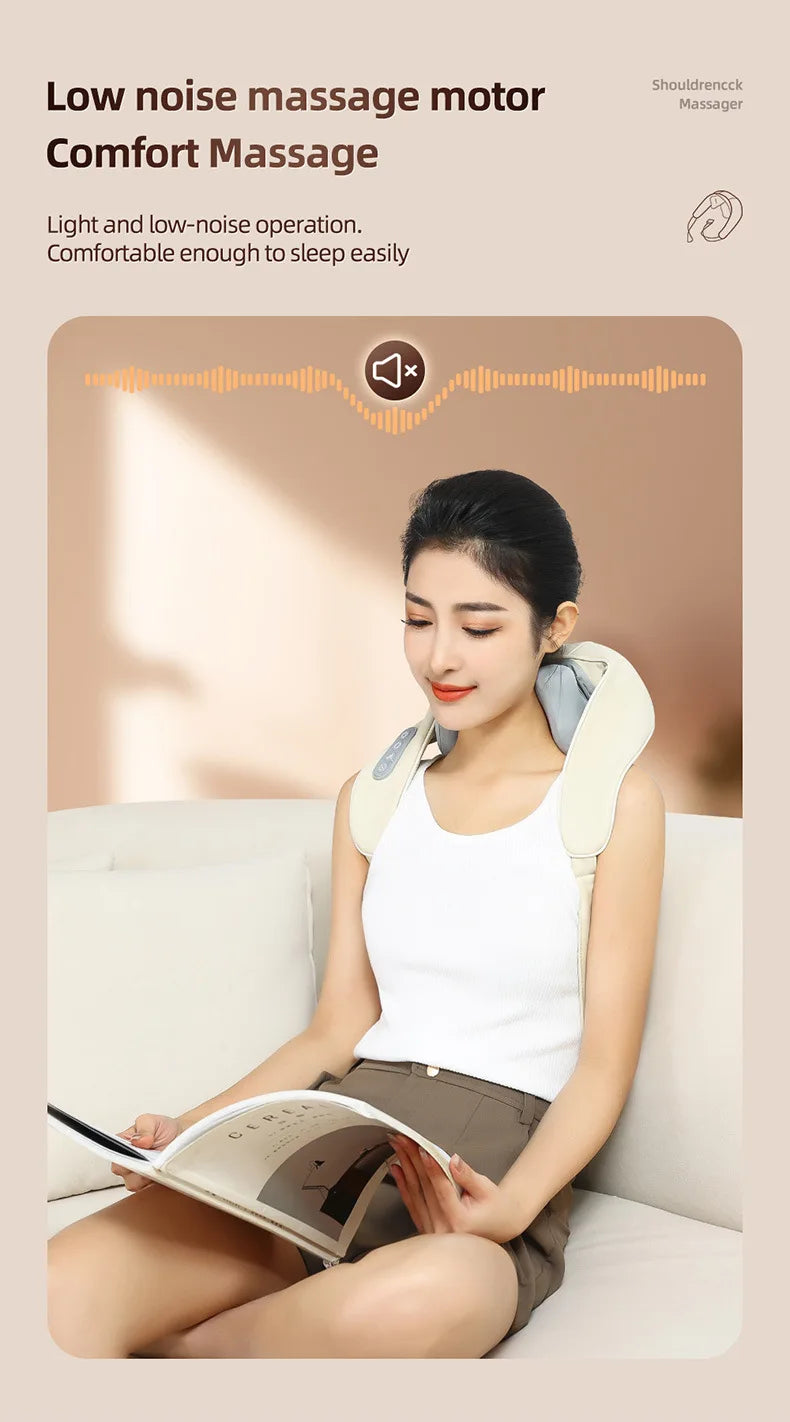 Neck Massager for Pain Relief with Heat