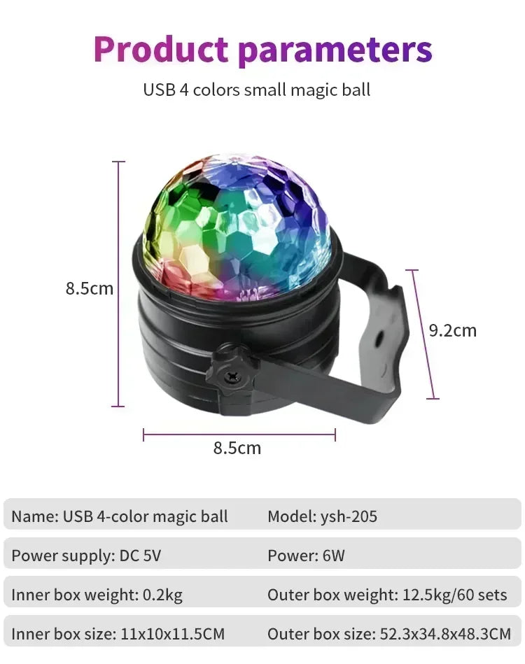 Ocean Wave Projector Light 16 Colors Glow Lamp Home Office Bar Restaurant Night Light