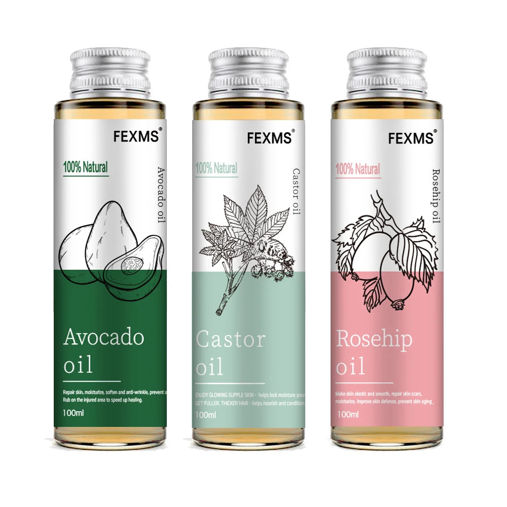 100% Pure Castor Oil For Hair Growth Eyelashes And Eyebrows Carrier Oil For Essential Oils Aromatherapy And Massage