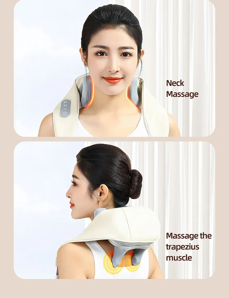 Neck Massager for Pain Relief with Heat
