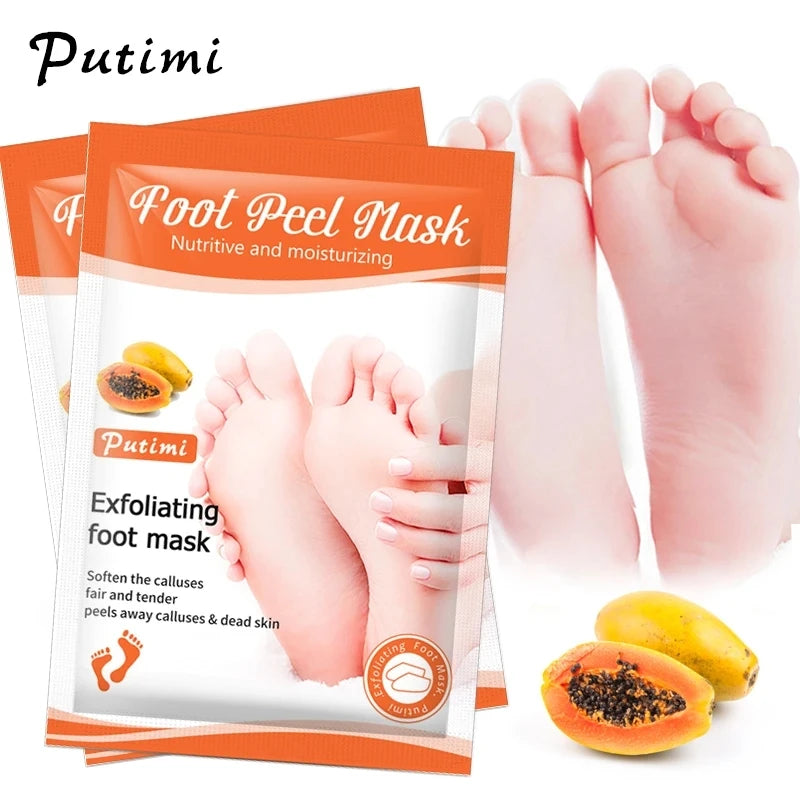 6 packs Exfoliating Foot Mask Dead Skin Remover Moisturizing