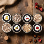 Whiskey Smoker Kit with Wood Chips 4 Flavors Old Fashioned Drink Smoker Infuser Cocktails Bourbon Gifts