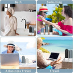 17/4Pcs Travel Bottles Set Leak Proof Refillable Shampoo Conditioner Lotion Liquid Empty