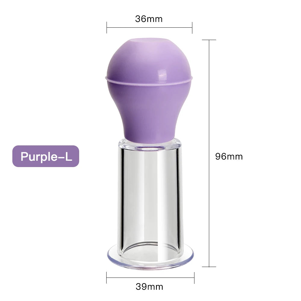 Facial Massage Cups Rubber Vacuum Skin Lifting Anti Cellulite Massager for Face/Body Cups