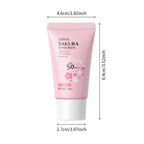 Sakura Sunscreen Cream SPF50 Moisturizing UV Protect Face Body Lotion Oil Control Reduce Melanin