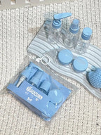 Travel Bottles Kit Leak Proof Toiletry Containers Clear For Lotion Shampoo Cream