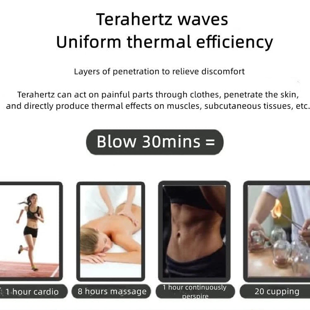 Terahertz Wave Cell Light Magnetic Healthy Device Body Care Pain Relief Healthy Electric Heating Therapy Physiotherapy