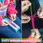 Friendship Bracelet Making Kit for Girls DIY Craft Birthday Christmas Gifts Travel Activities