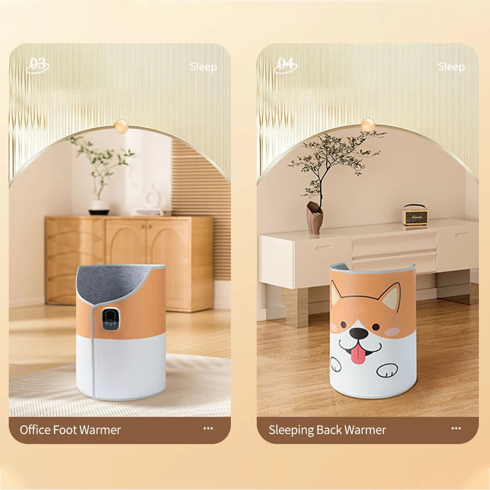 Foot Warmer Winter Office Desk Heater Silent