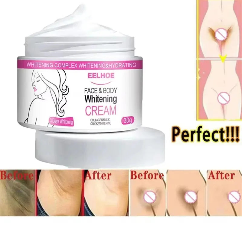 Brightening Cream For Body Knees Remove Dull Pigments Elbows Knuckles Lightening