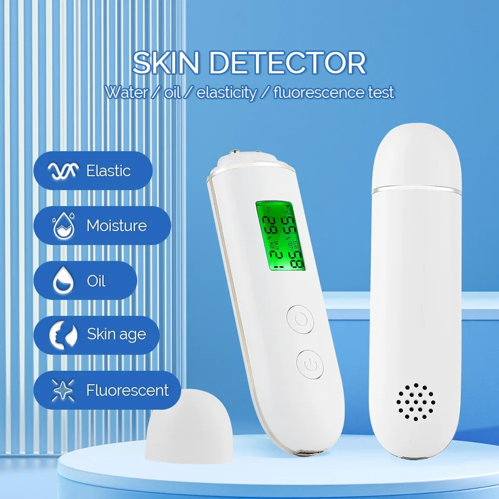 Skin Tester Face Skin Moisture & Oil Content  Analyzer Water Cheek Elastic Skin Age Test