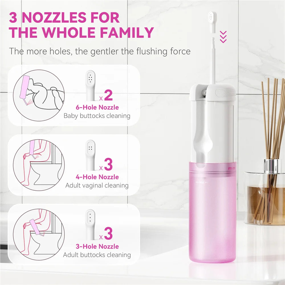 Portable Electric Travel Bidet Sprayer for Women