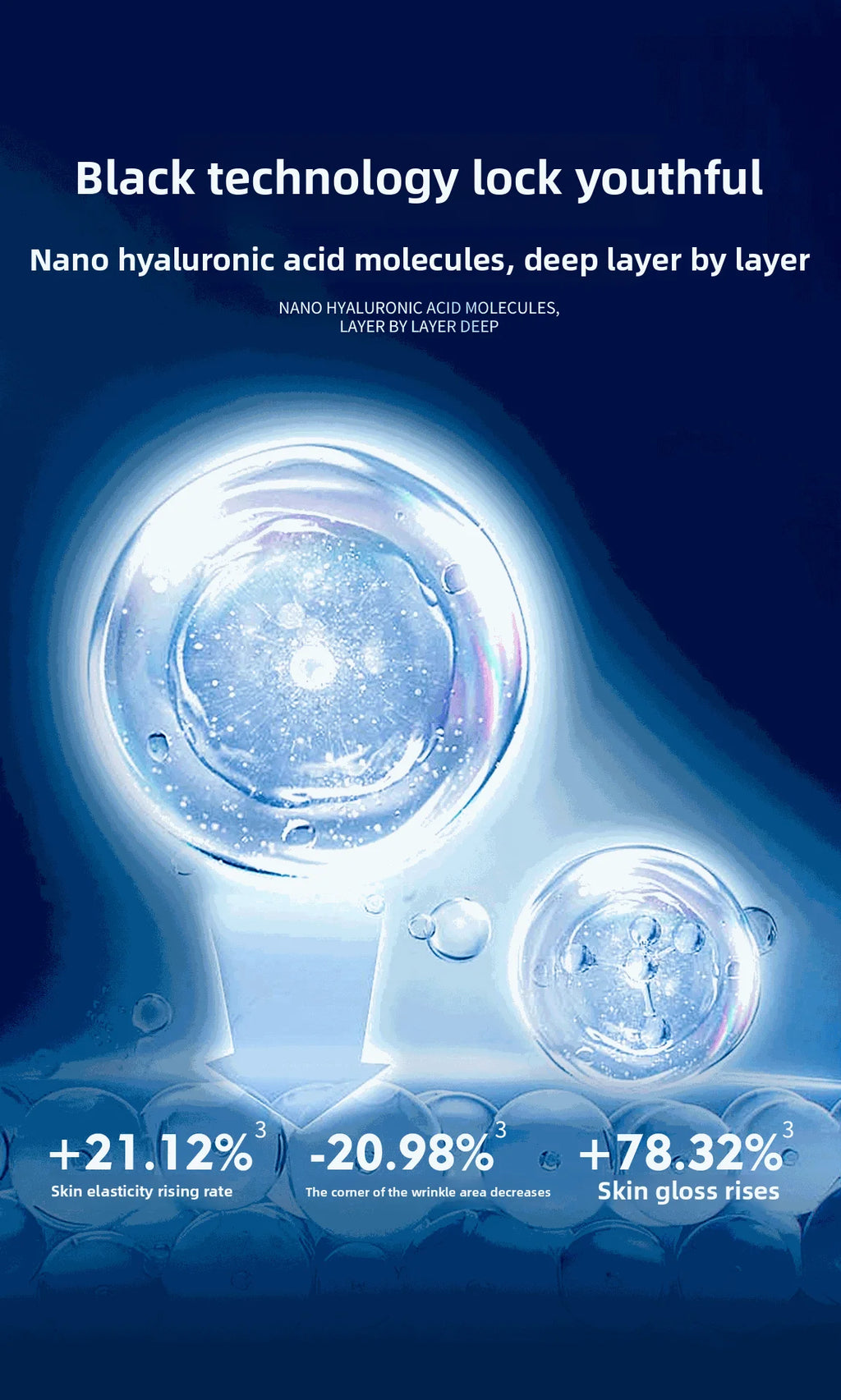 Hyaluronic Acid Serum Anti-Aging Moisturizing Hydrating Whitening