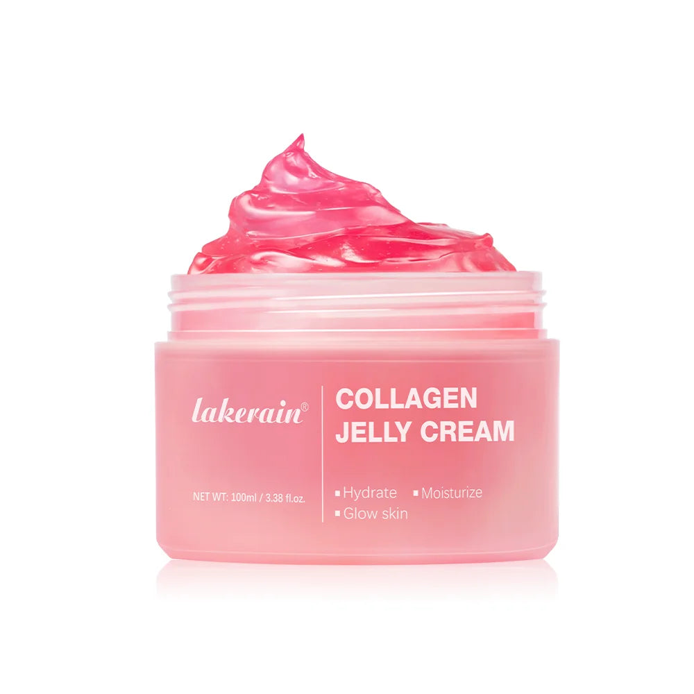 Moisturizing Jelly Cream Niacinamide Hydrolyzed Collagen Tightening Soothing Anti-Aging Firmness Hydration Skincare
