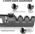 Knife Sharpener 5 in 1 Adjustable Angle Scissors Sharpening