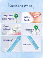 Oral B Electric Toothbrush Pro4000 Adult Rechargeable Electric Tooth Brush