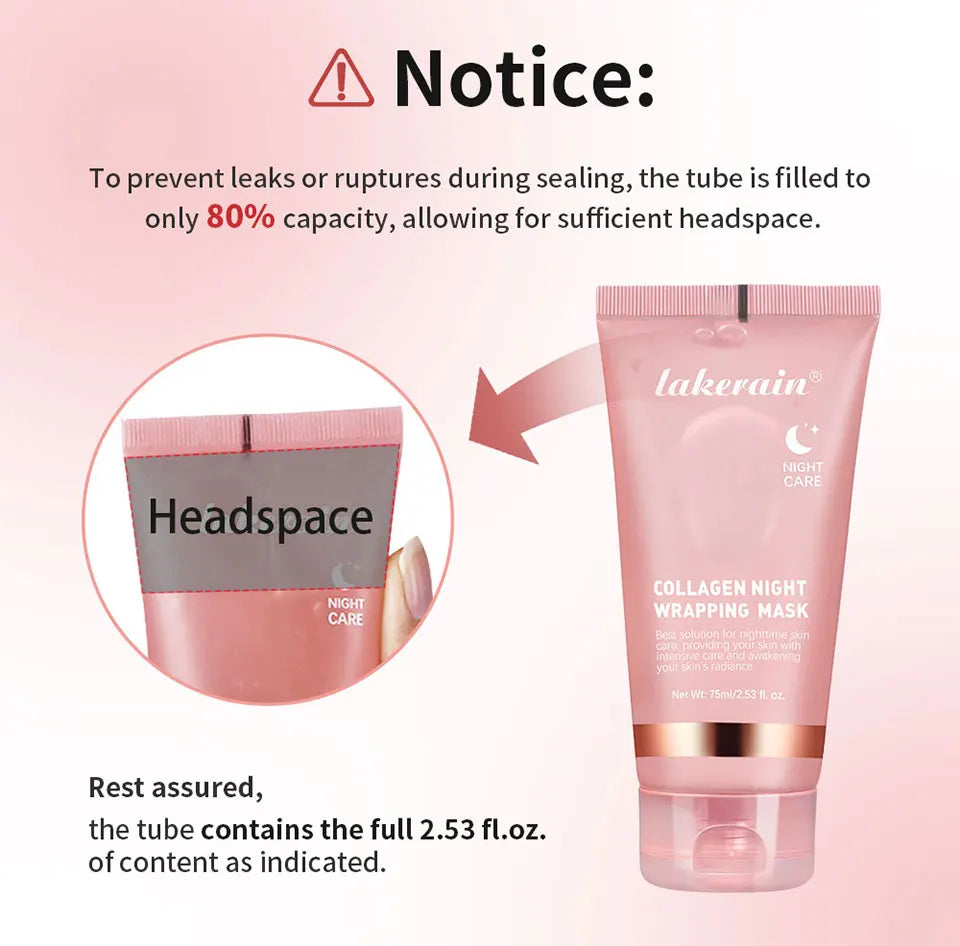 75ml Collagen Overnight Peel Off Facial Mask Korean