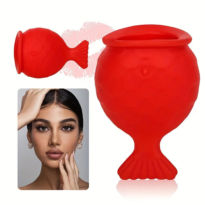Lip Plumping Tool Soft Silicone Natural Lip Enhancement Tool Facial Exercises for Fuller Glamorous Lips