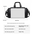 Sports Gym Bag Large Capacity Travel Duffel Bag Multi-compartment