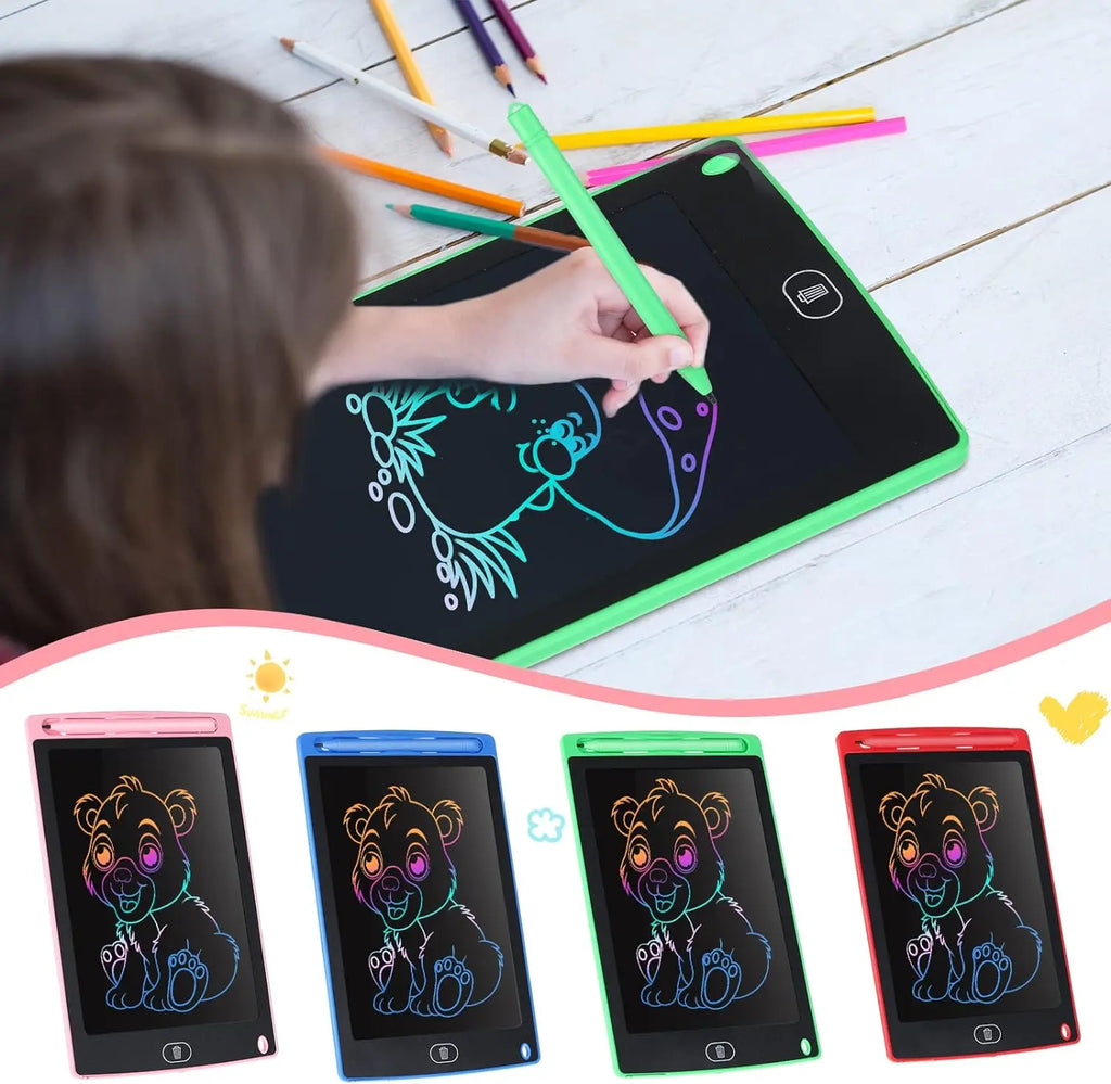 8.5" Led Board Electronic Writing Tablet Sketchpad Magic Erasable Handwriting Pad Kids Gifts icd