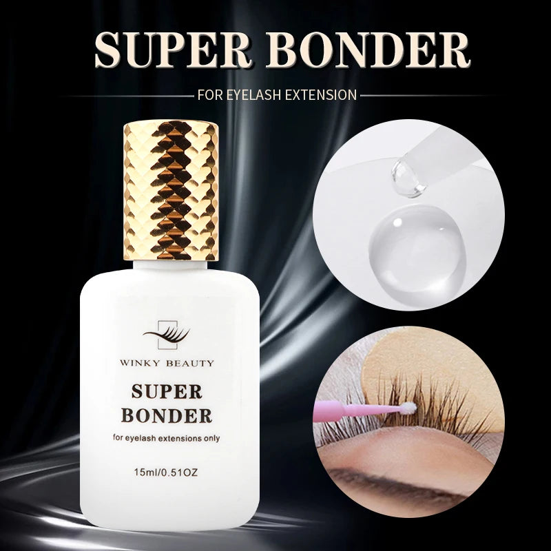 15ml Super Bonder Agent for Eyelash Extensions Primer Glue Adhesive Professinal