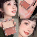 Two-Color Jelly Glow Blush pink apricot red rouge Korean cream texture brightening