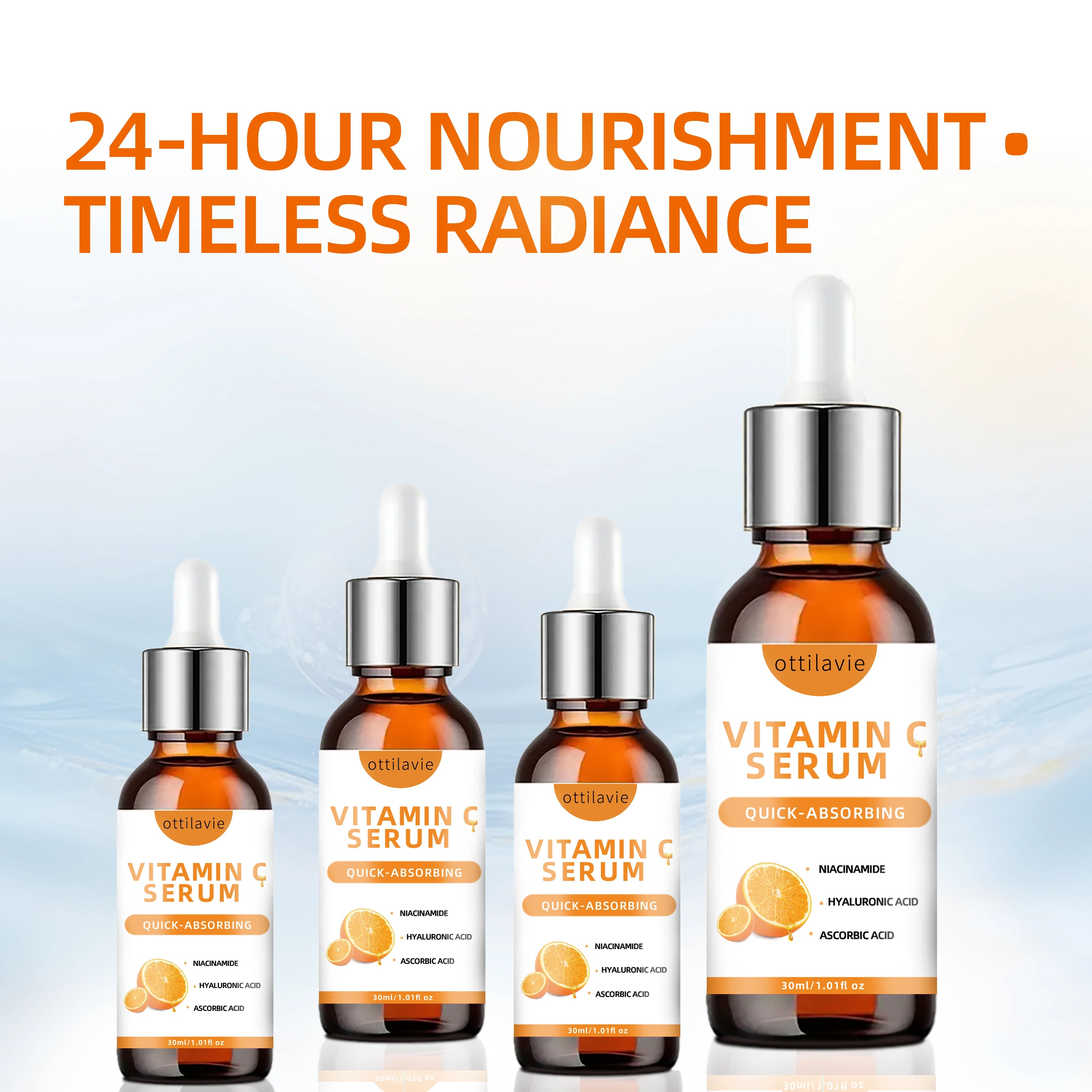 Vitamin C Serum with Hyaluronic Acid for Glowing Skin
