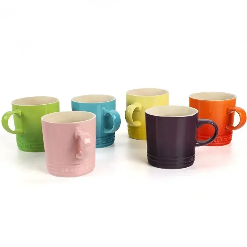 350 Mlnew Creative Macaron Mug Nordic Style Color Gradient Ceramic Cups