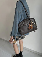 CGCBAG Vintage Designer Luxury Women Tote Casual Large Shoulder Bag High Quality Leather Ladies Handbags