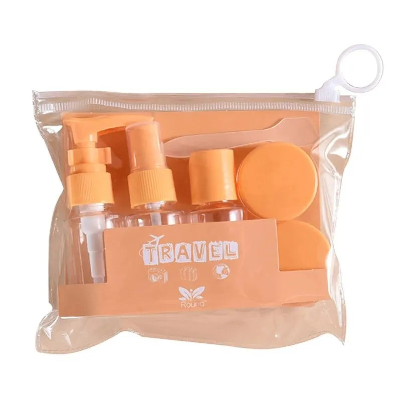 Travel Bottles Kit Leak Proof Toiletry Containers Clear For Lotion Shampoo Cream