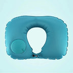 Travel Neck Pillow Inflatable Airplane U-shaped Cervical Orthopedic Portable Foldable