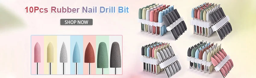 Nail Drill Bits Tool For Electric Manicure Machines  Remove Gel