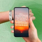 Wearable Bible Verse NFC Bracelet Women Men Christian Daily Religious Gifts