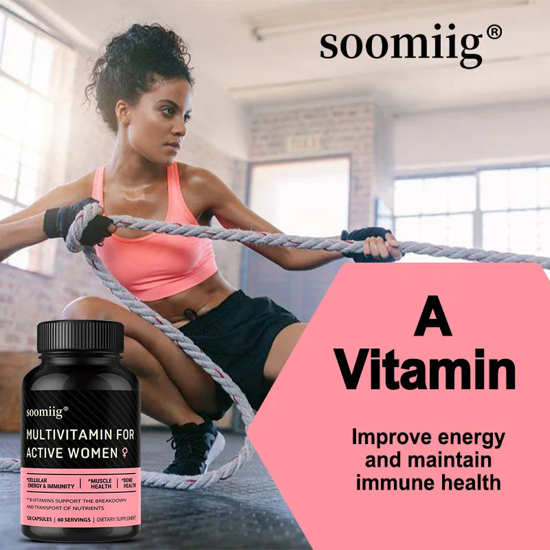 Women's Daily Multivitamin To Support Bone Health Cellular Energy Immune Health