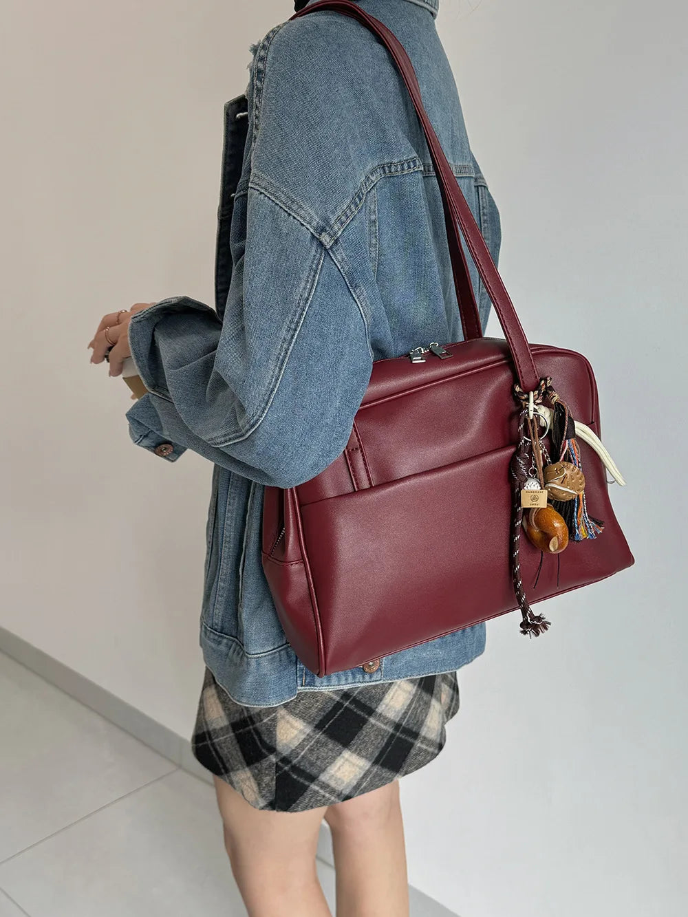 CGCBAG Vintage Designer Luxury Women Tote Casual Large Shoulder Bag High Quality Leather Ladies Handbags